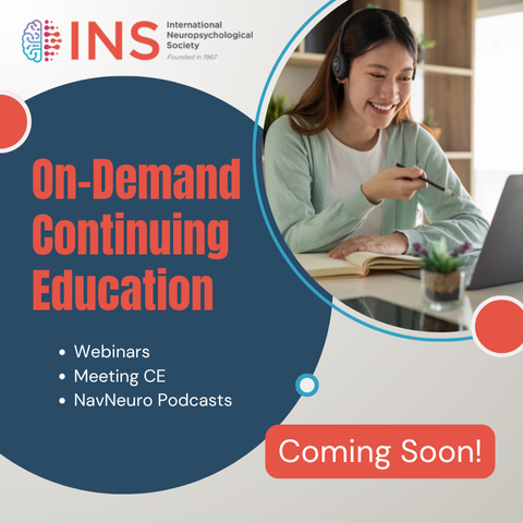 INS on-demand CE - new system coming soon!